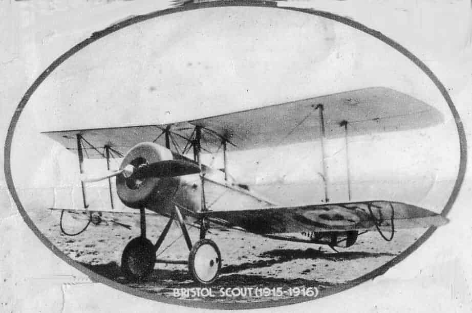 Самолет Бристоль «Скаут» D без вооружения – обложка старого журнала.